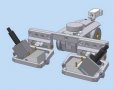 Ручное сканирующее устройство на магнитных колесах (варианты)